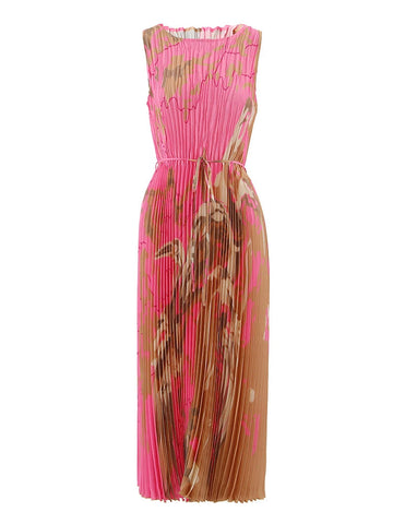 Lace-Up Sleeveless Versatile Long Skirt Dress for Women