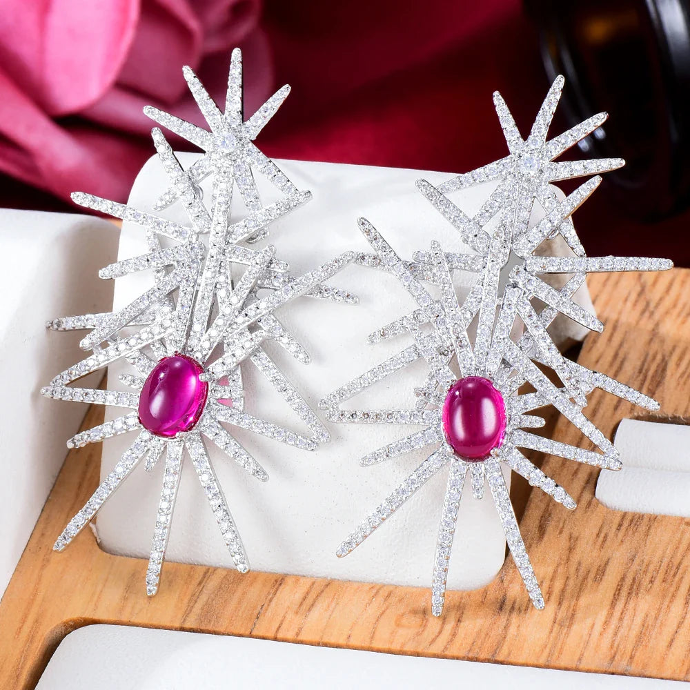 Winter Ice Earrings| Bold Statement Jewelry for Women