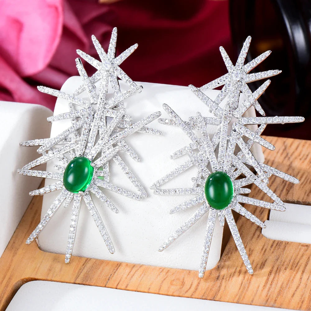 Winter Ice Earrings| Bold Statement Jewelry for Women