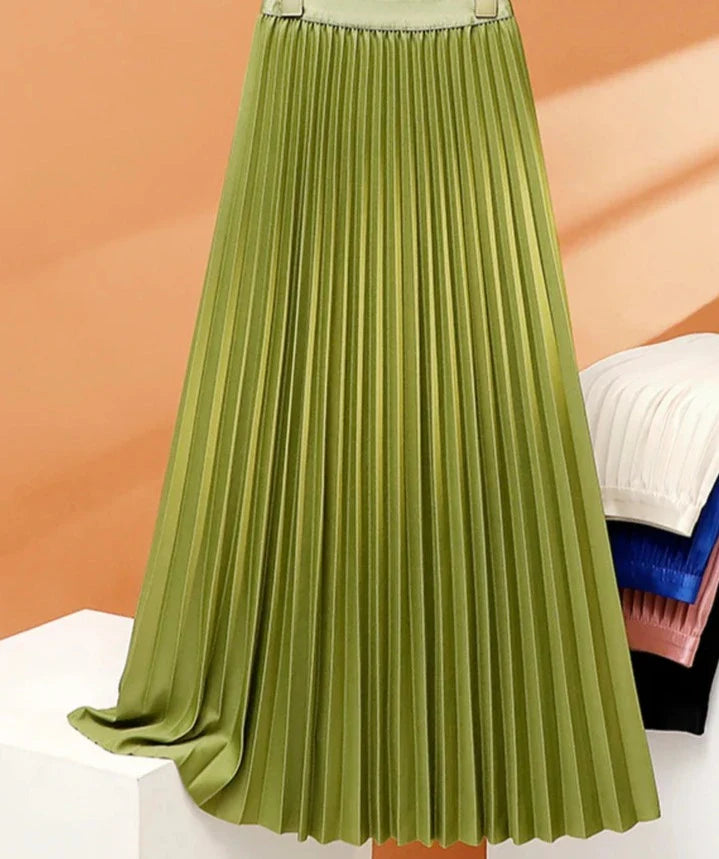 Elegant Flowing Midi Skirt for Women