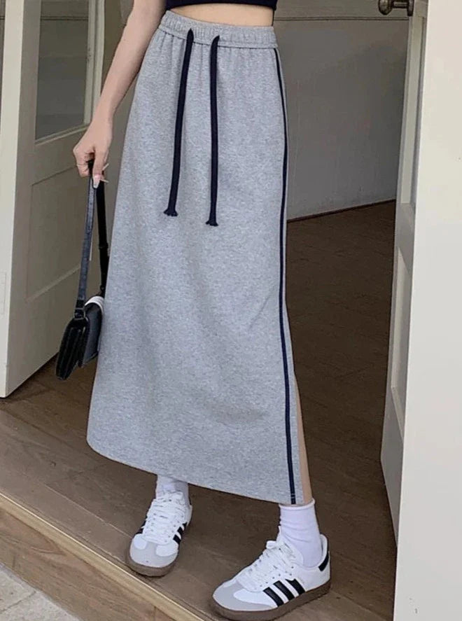 Comfortable Mid-Calf Casual Skirt for Women