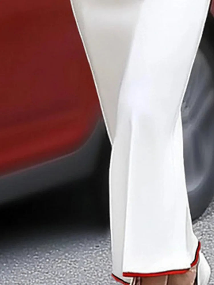 Deep V-Neck Bright Bodycon Dress