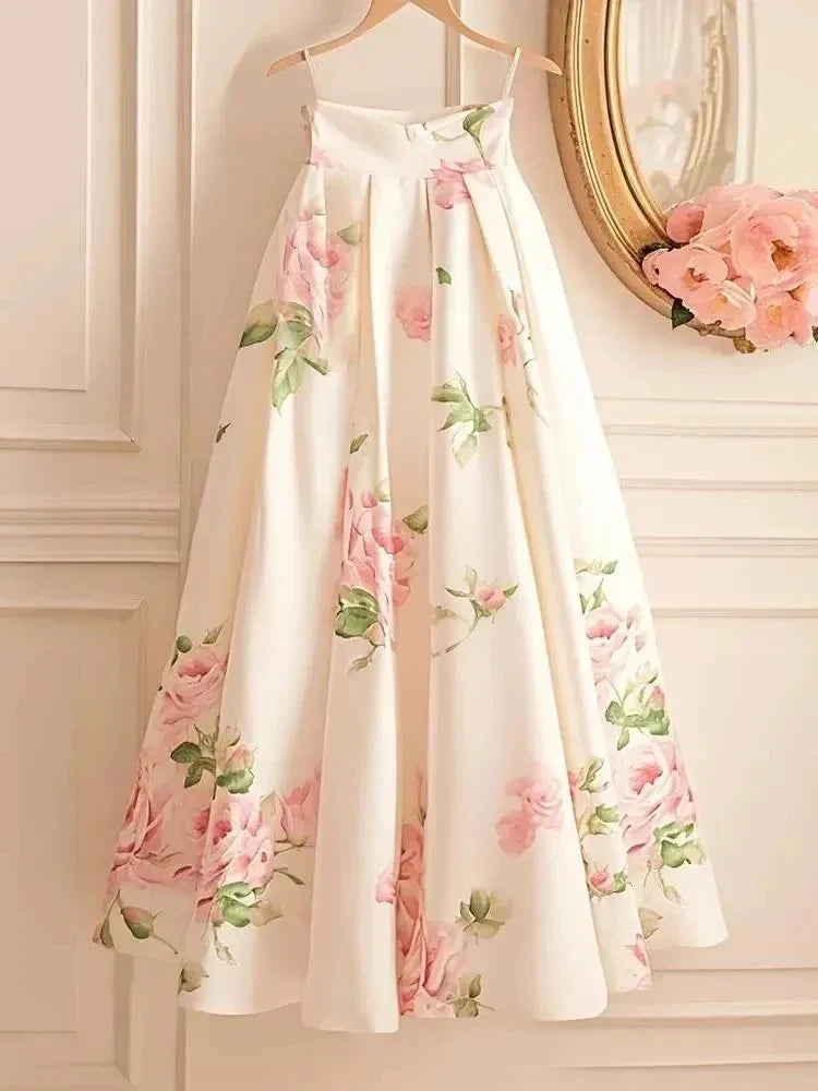 Floral Printed Patchwork Dress