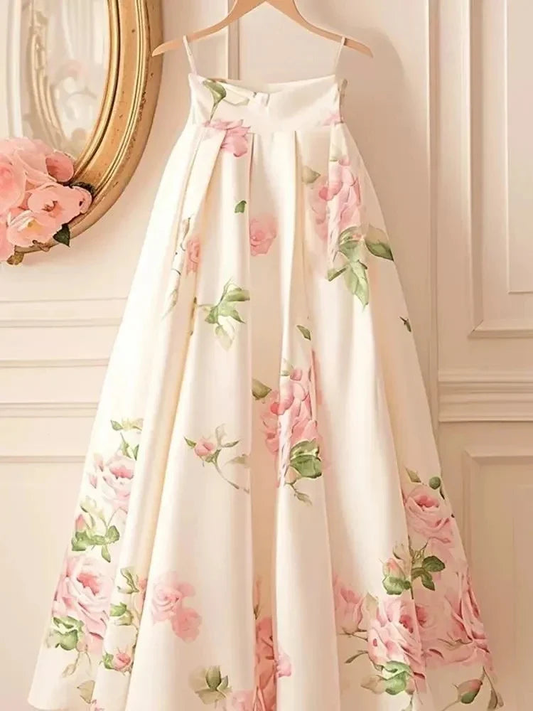 Floral Printed Patchwork Dress