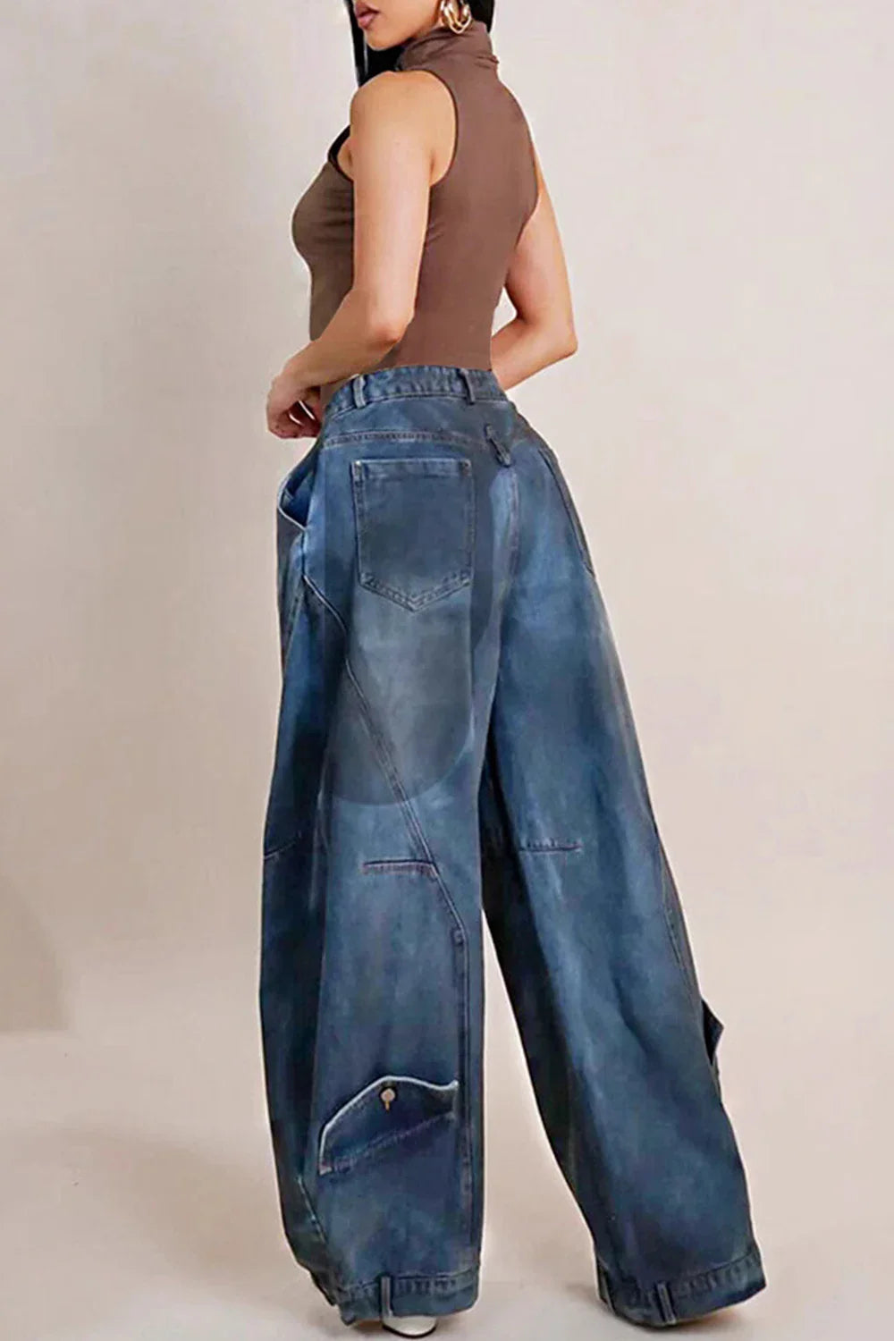 Women¡¯s Washed Denim Jean Pant