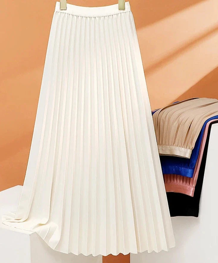 Elegant Flowing Midi Skirt for Women