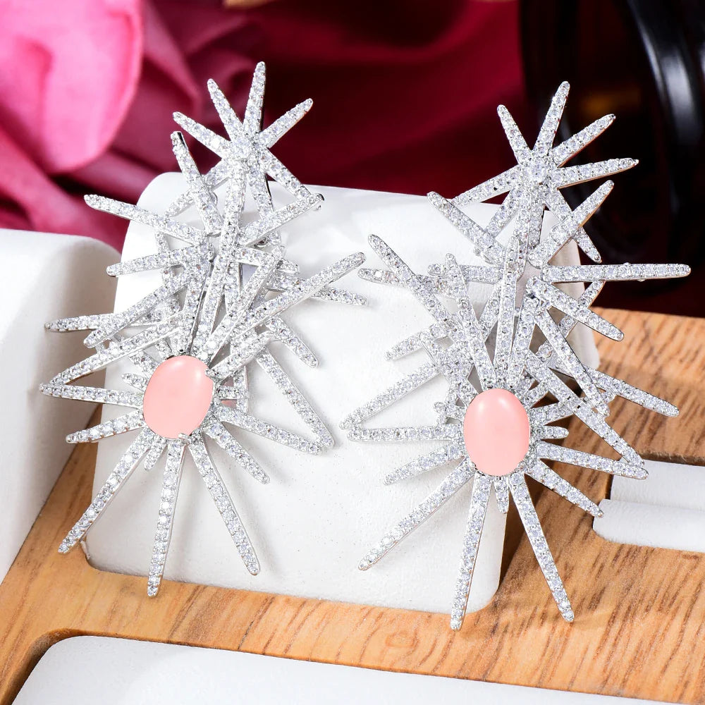 Winter Ice Earrings| Bold Statement Jewelry for Women