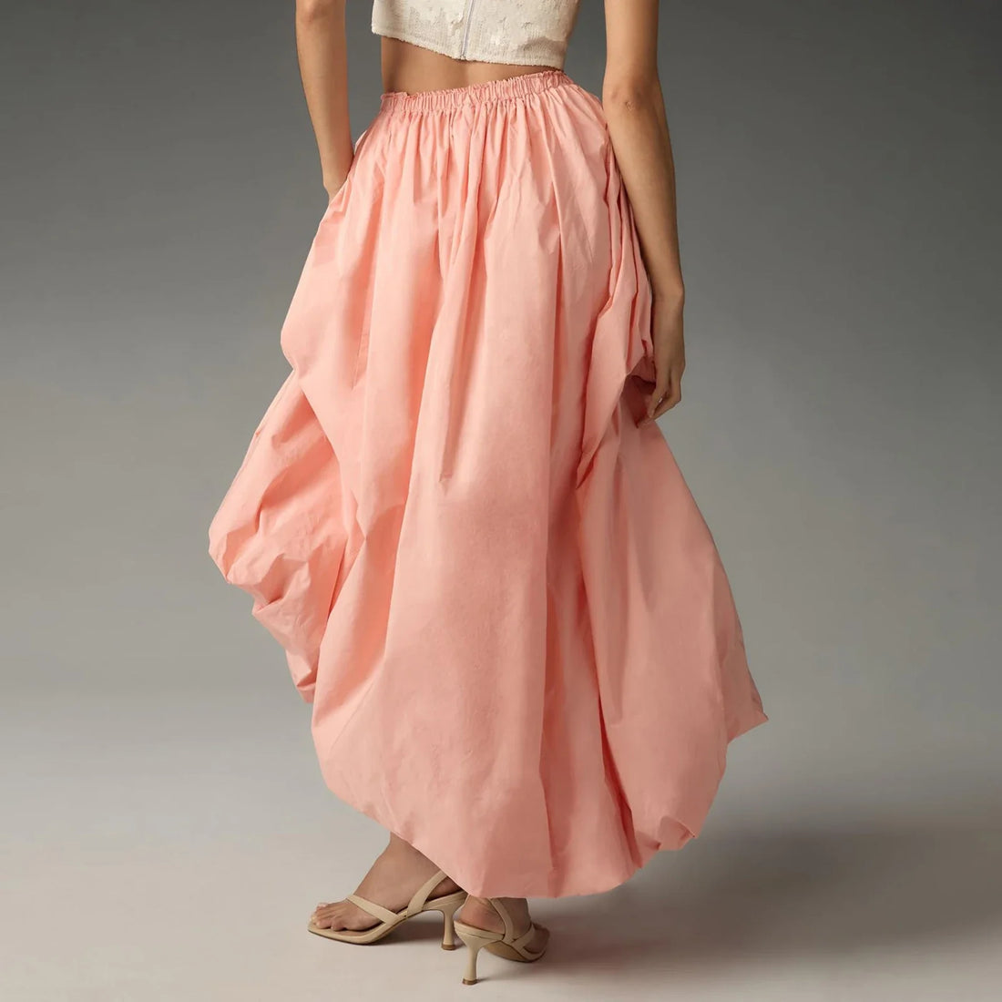 Long Flowing Puffy Long Skirt