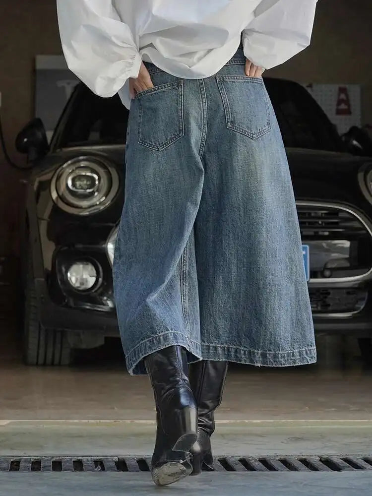 Women¡¯s High Waist Denim Jort