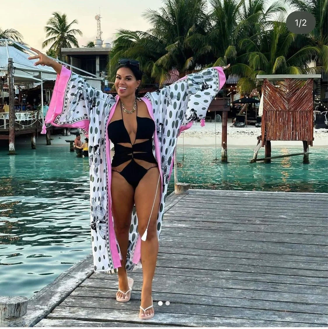 African Popular Cotton Printed Kimono