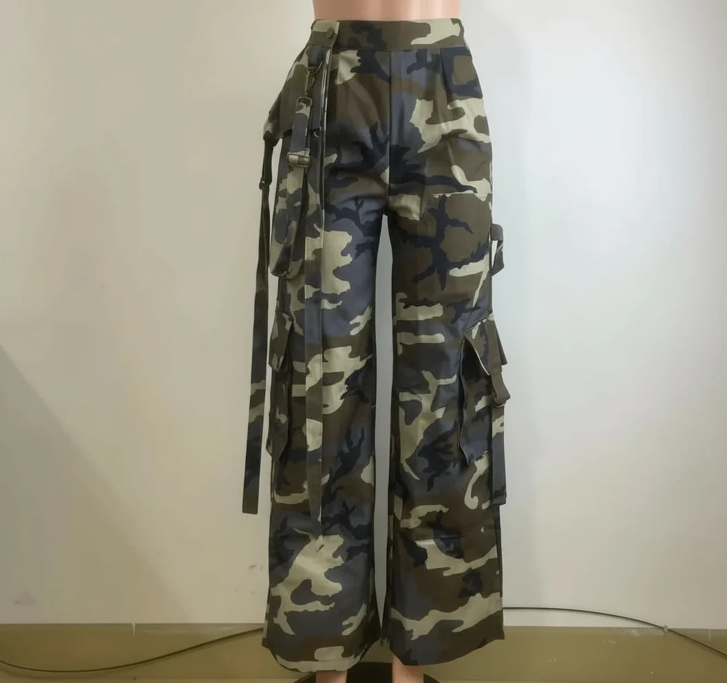 Casual Camouflage Streetwear Cargo Pant
