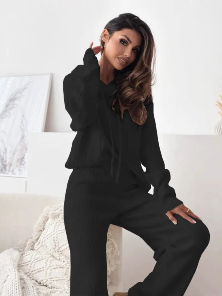 Hooded Two-piece Set
