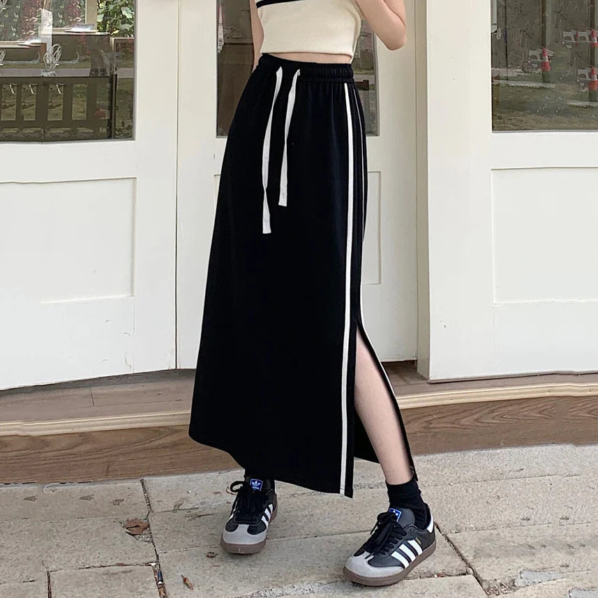 Comfortable Mid-Calf Casual Skirt for Women