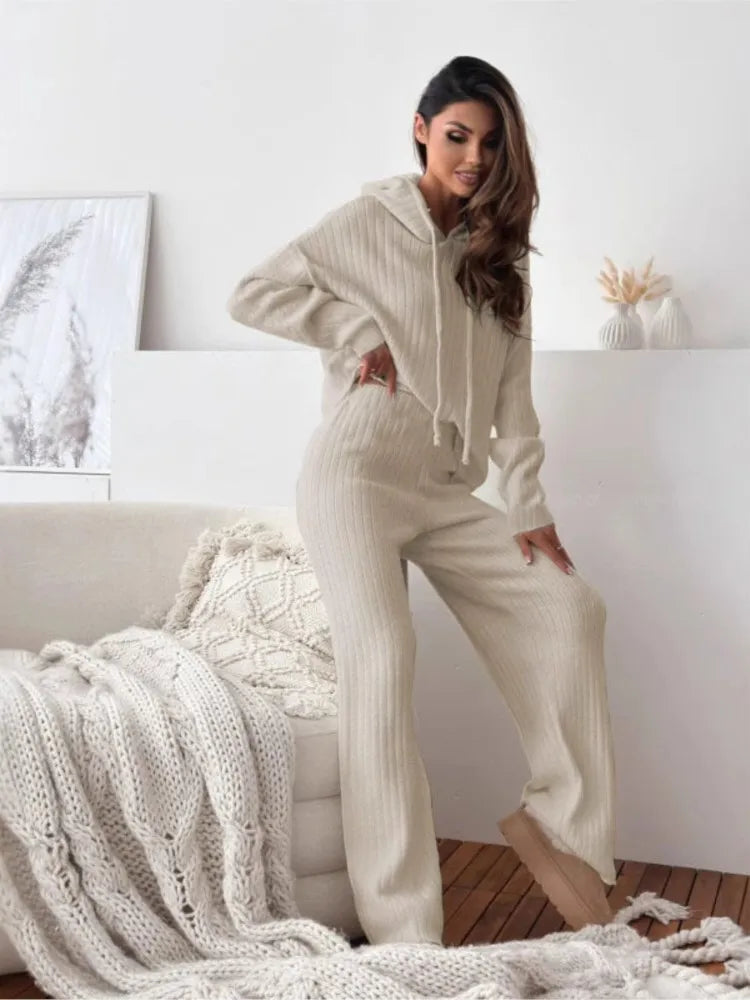 Hooded Two-piece Set