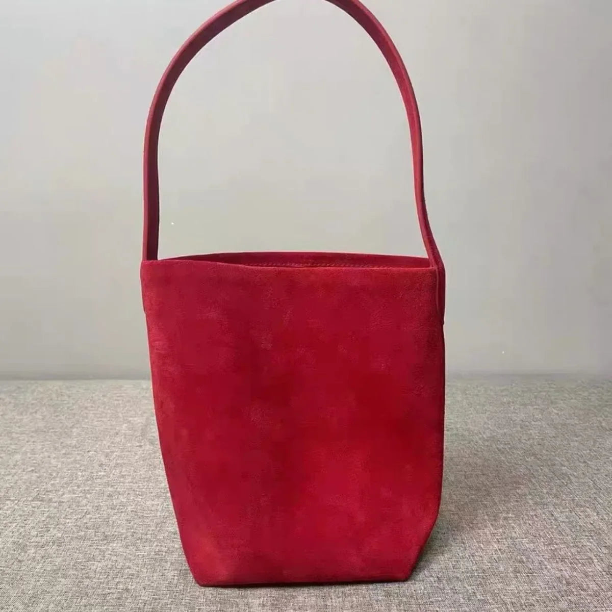 Fashion Faux Suede Bucket Bag