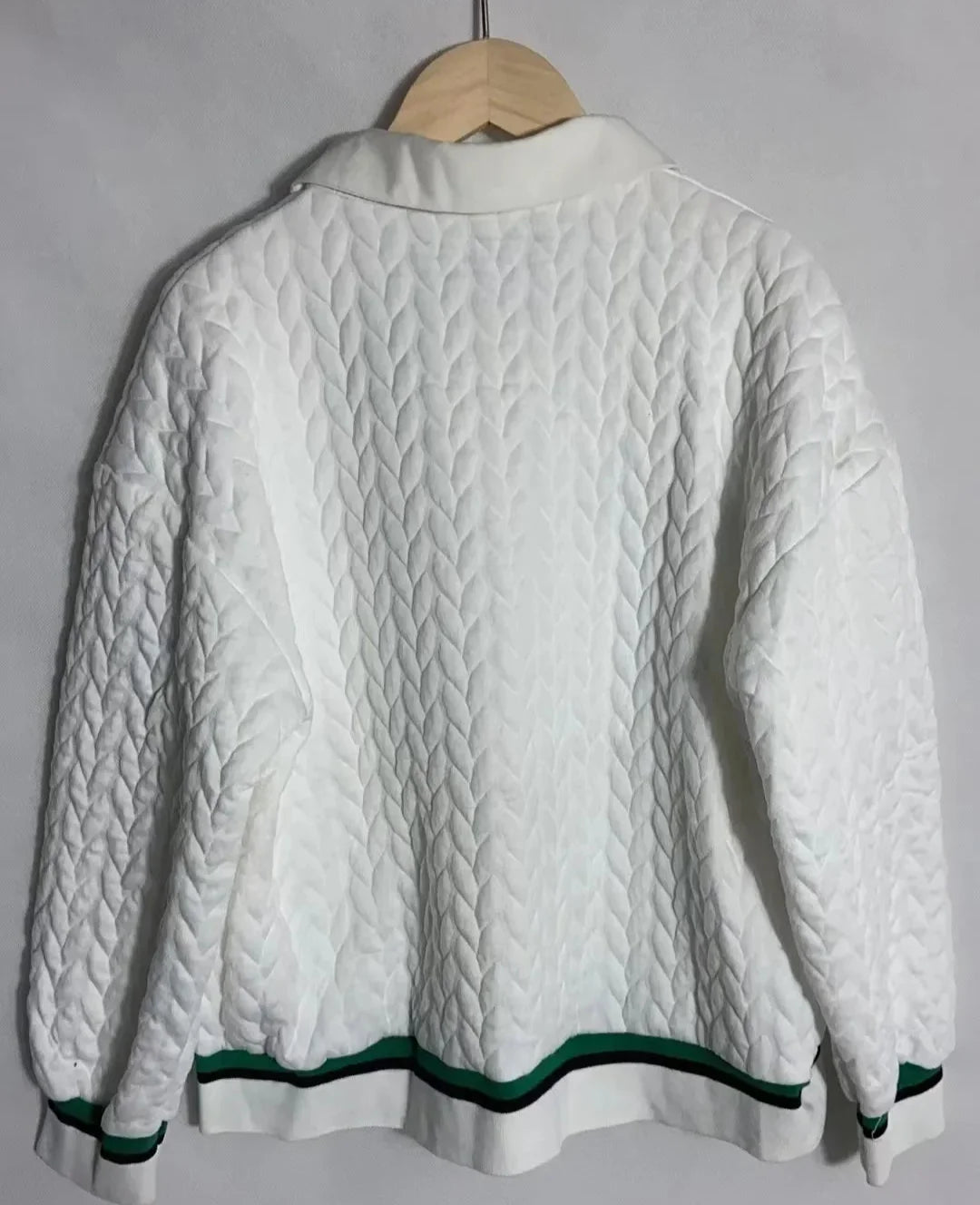 Two-Piece Set - Plaid Coat and Wide Leg Pant