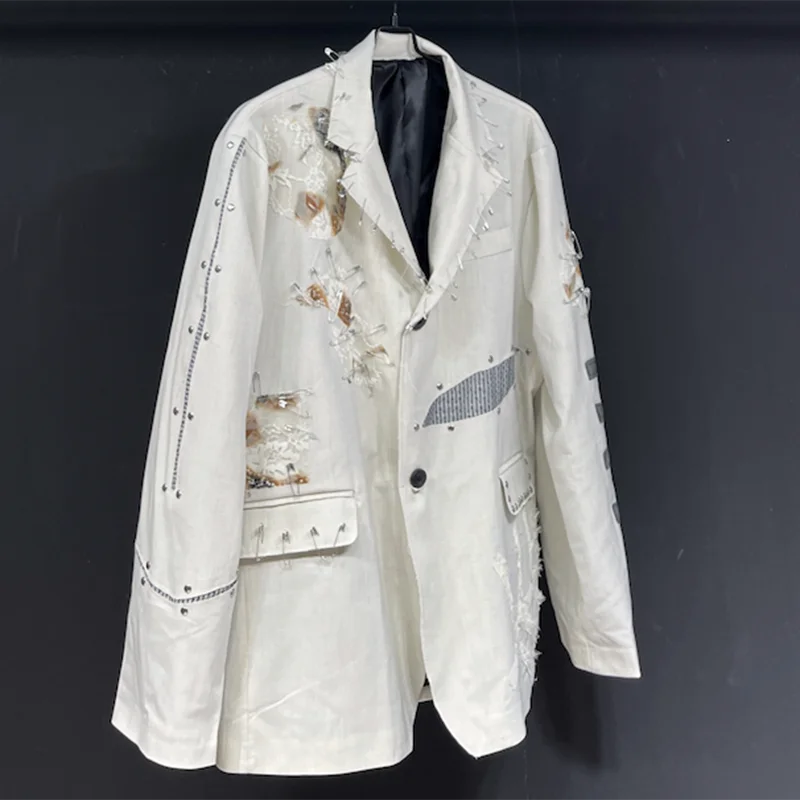 Trendy Patch Detail Casual Blazer