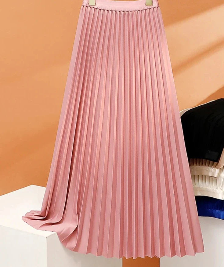 Elegant Flowing Midi Skirt for Women