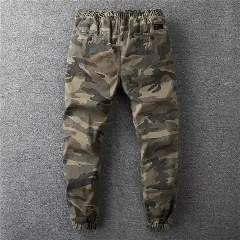 Somara Camouflage Cargo Pants| Elastic Waist & Ankle Fit