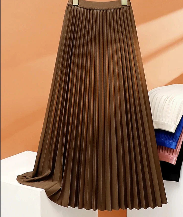 Elegant Flowing Midi Skirt for Women