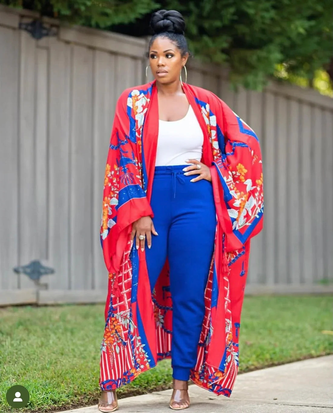 African Popular Cotton Printed Kimono
