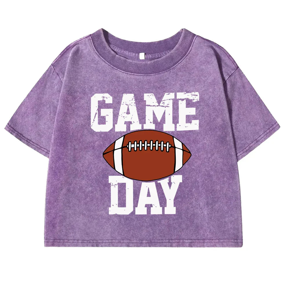 Game Day Rugby Crop Top