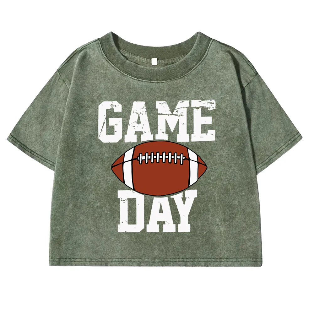 Game Day Rugby Crop Top