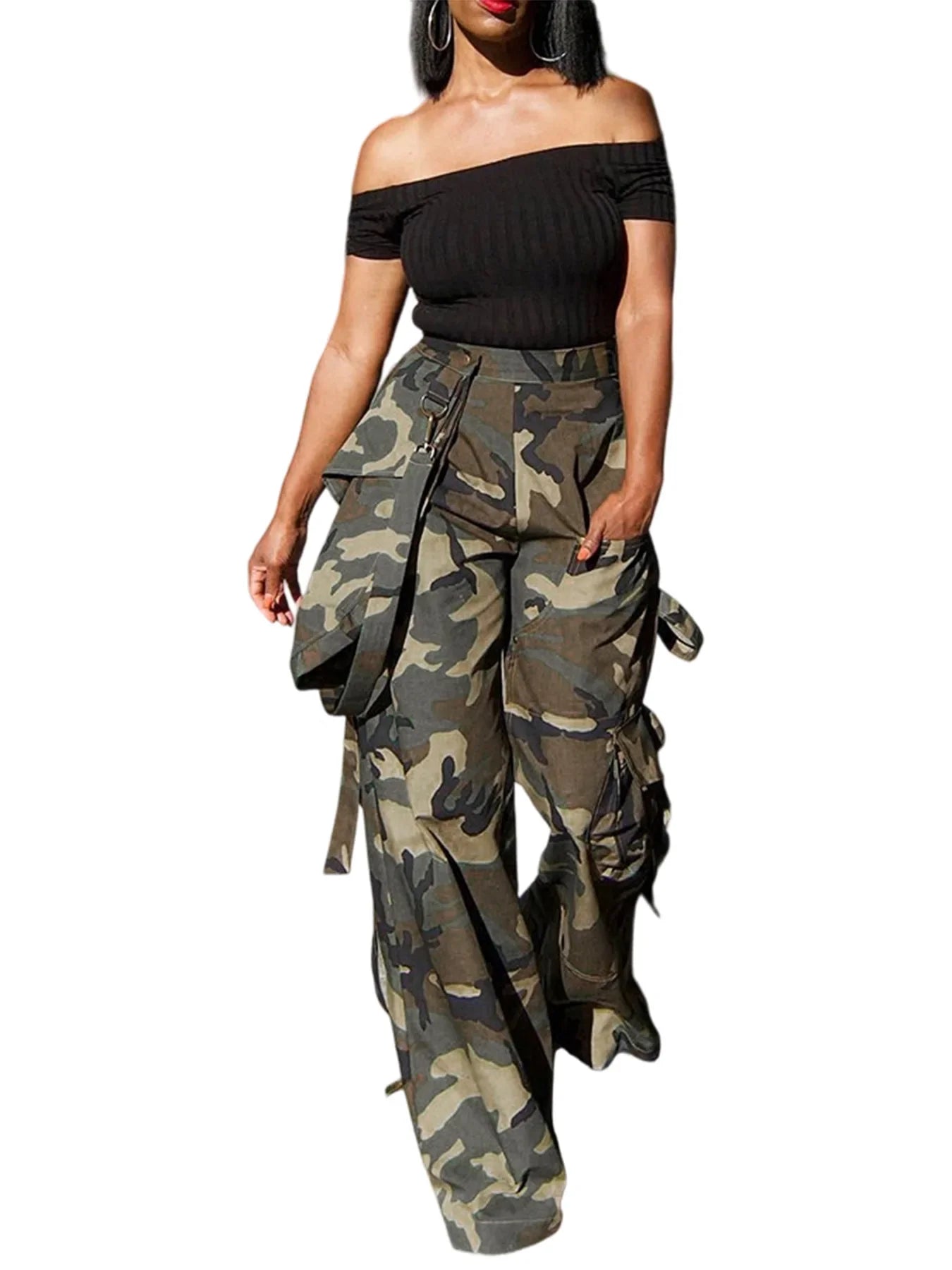 Casual Camouflage Streetwear Cargo Pant