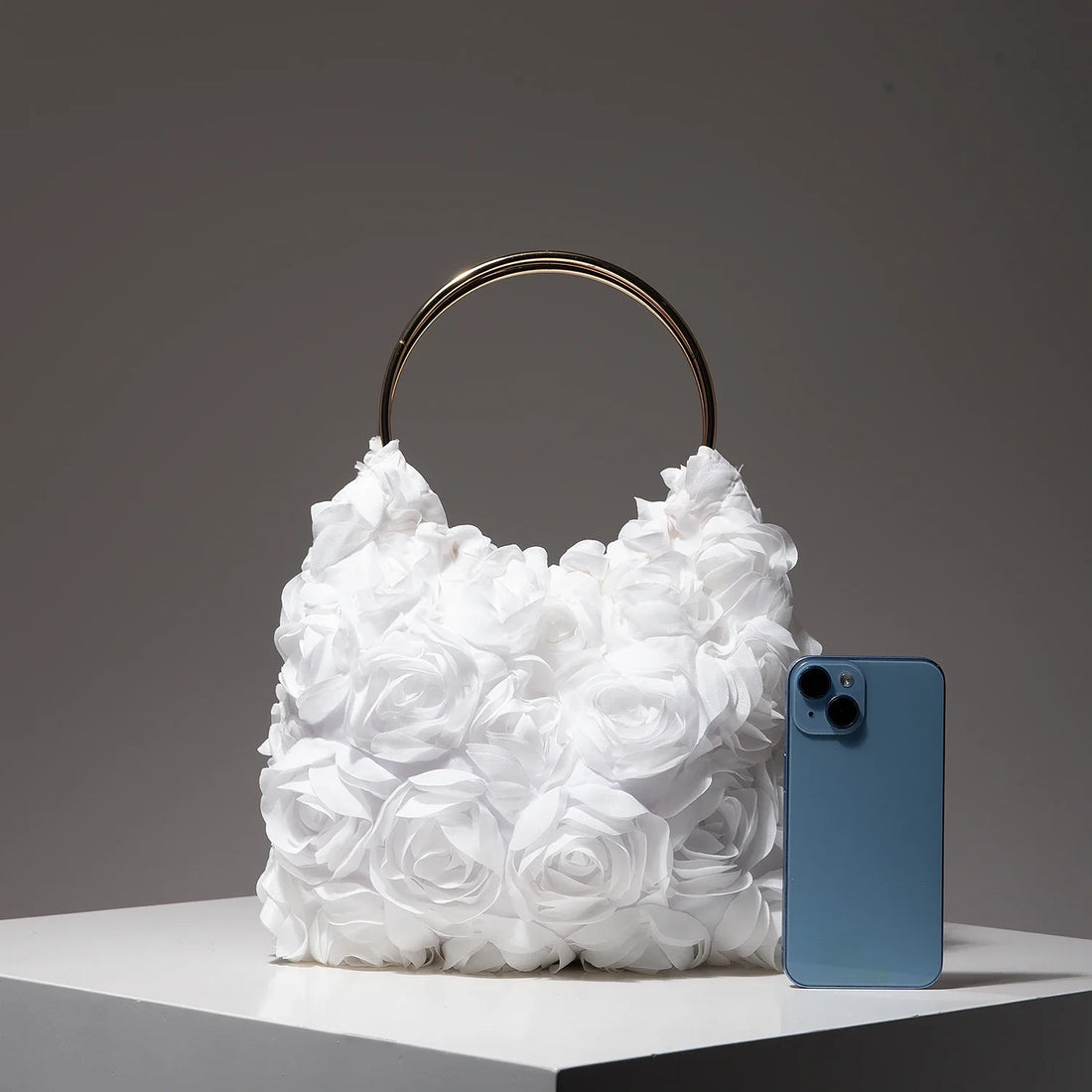 Rose Flower Hand Bag| Elegant Floral Purse for Women