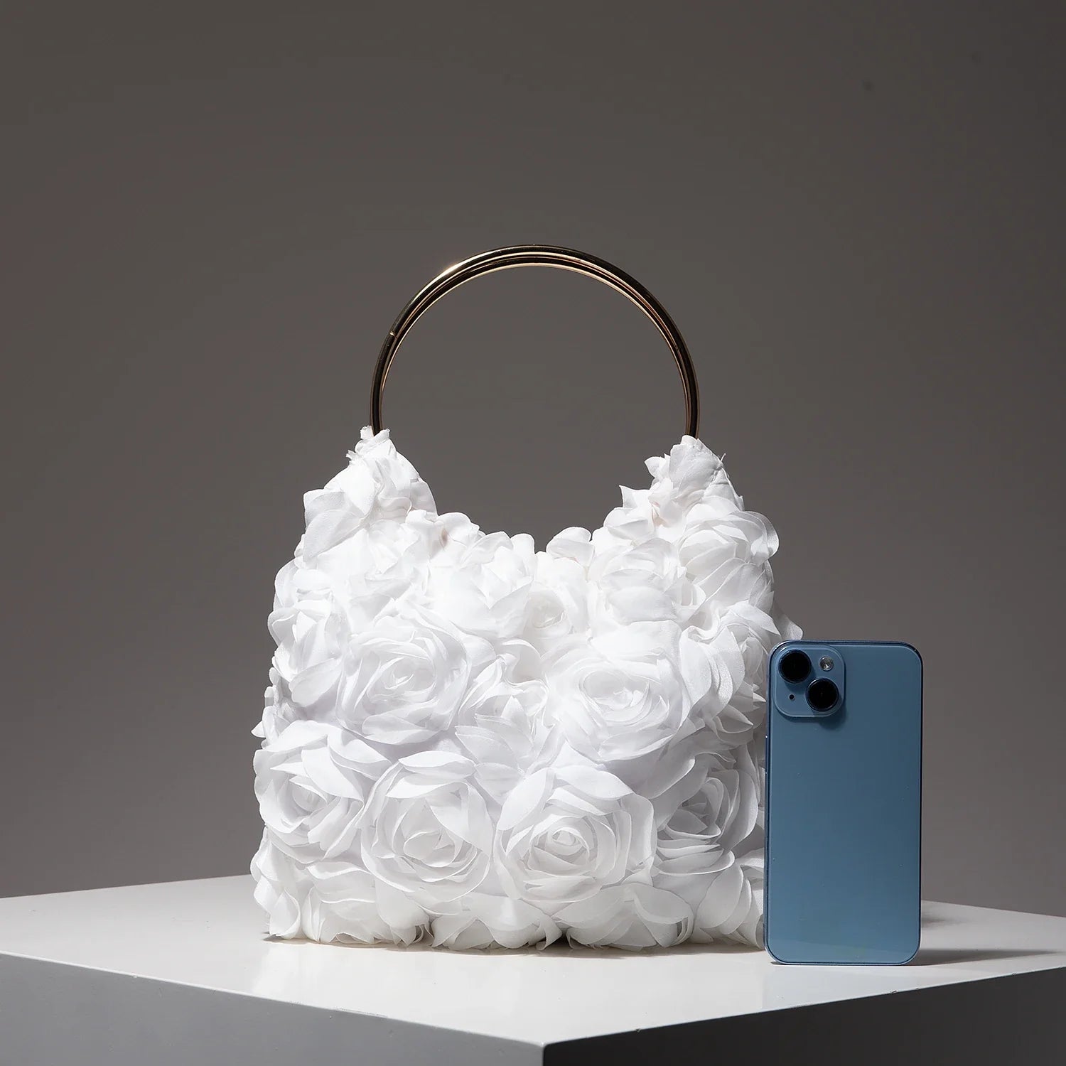 Rose Flower Hand Bag| Elegant Floral Purse for Women