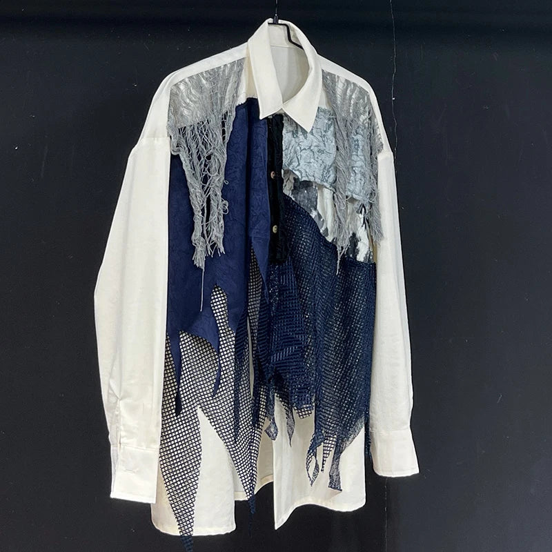 Casual Blue Designer Shirt for Women