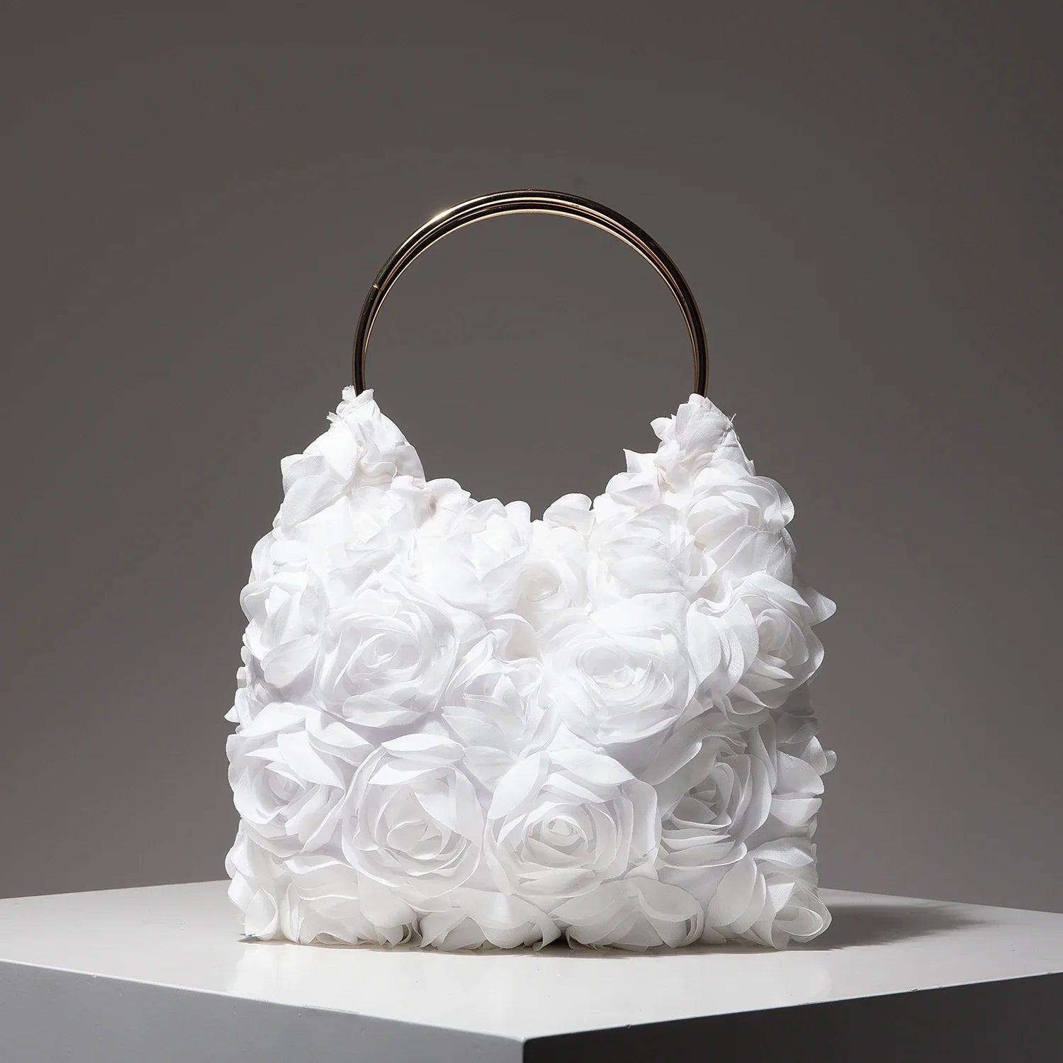 Rose Flower Hand Bag| Elegant Floral Purse for Women