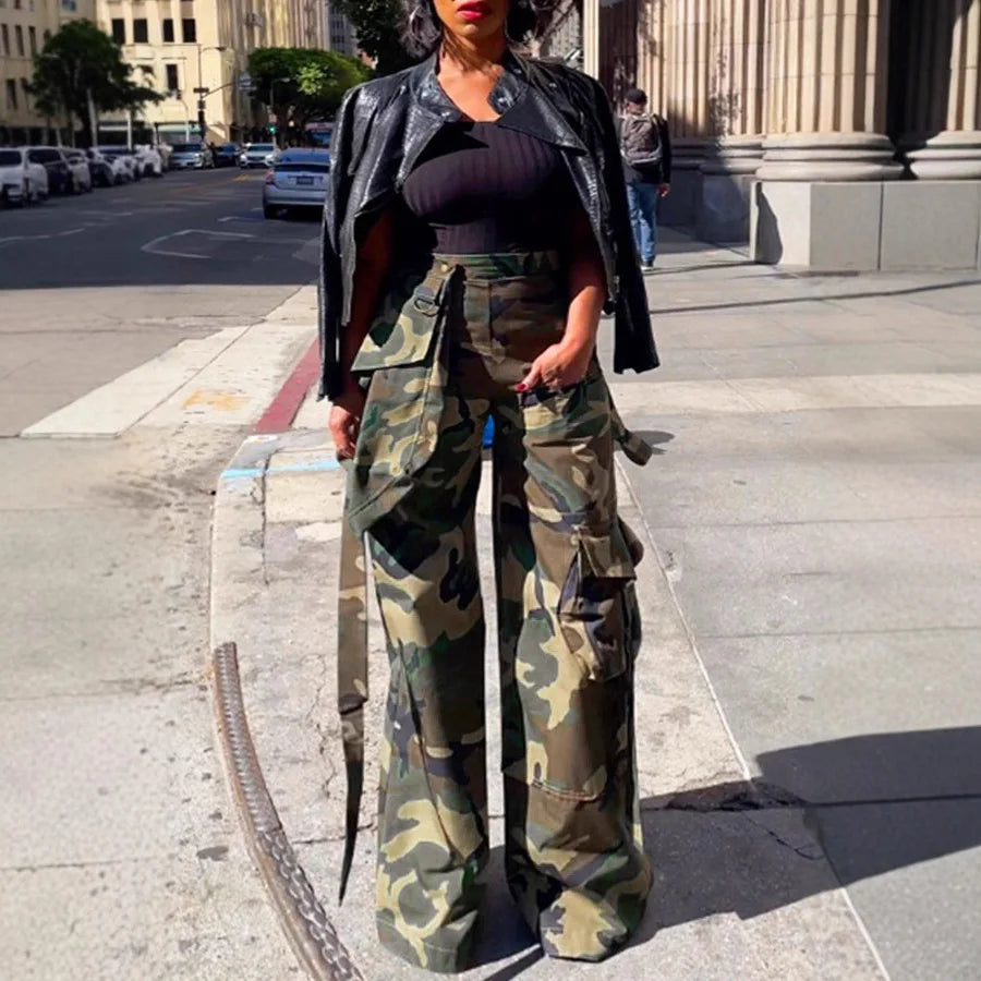 Casual Camouflage Streetwear Cargo Pant
