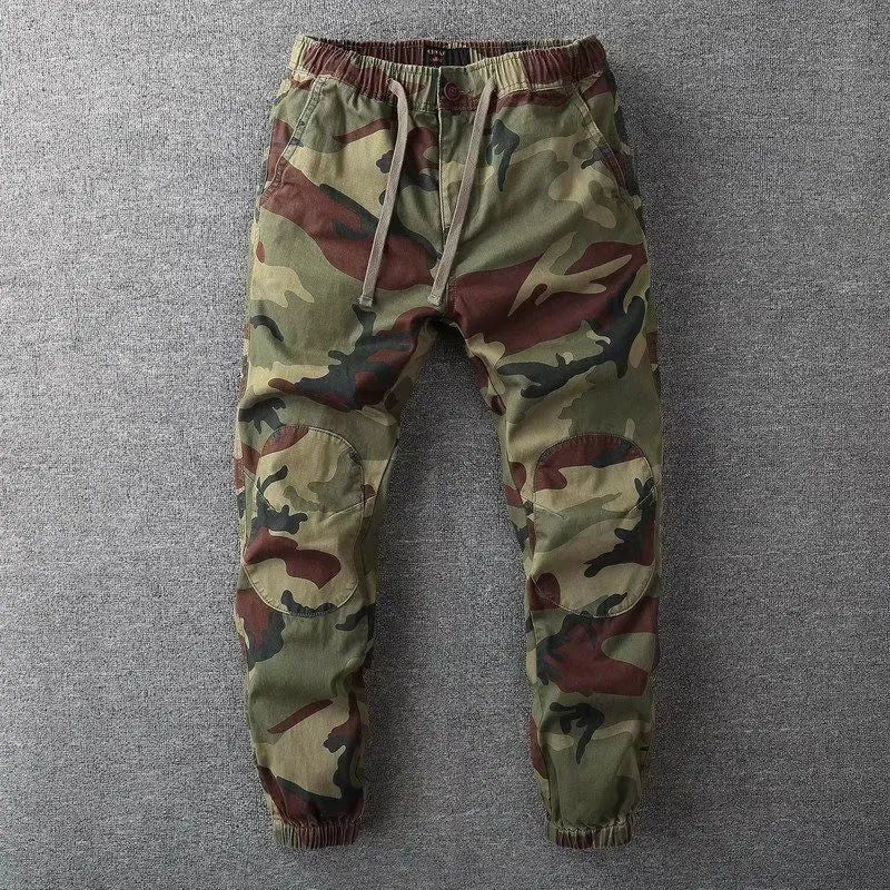 Somara Camouflage Cargo Pants| Elastic Waist & Ankle Fit