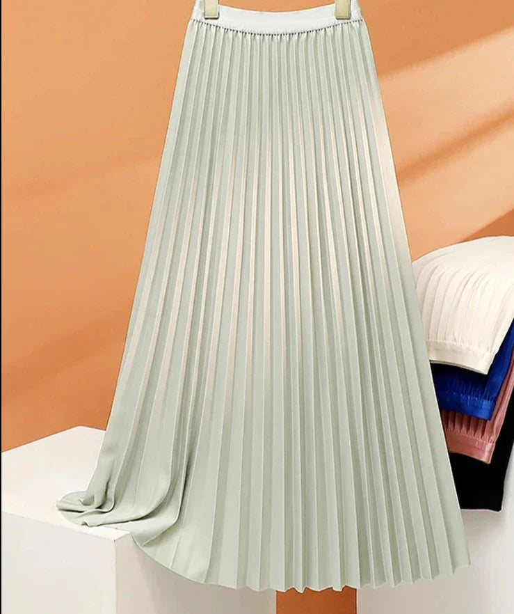 Elegant Flowing Midi Skirt for Women